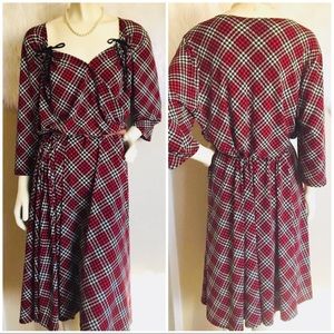 Lane Bryant Vintage Checkered Dress Size 18/20